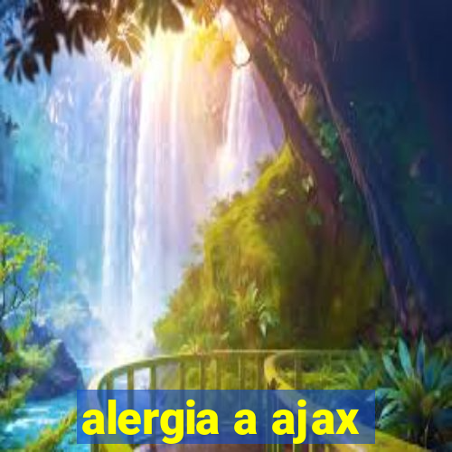 alergia a ajax